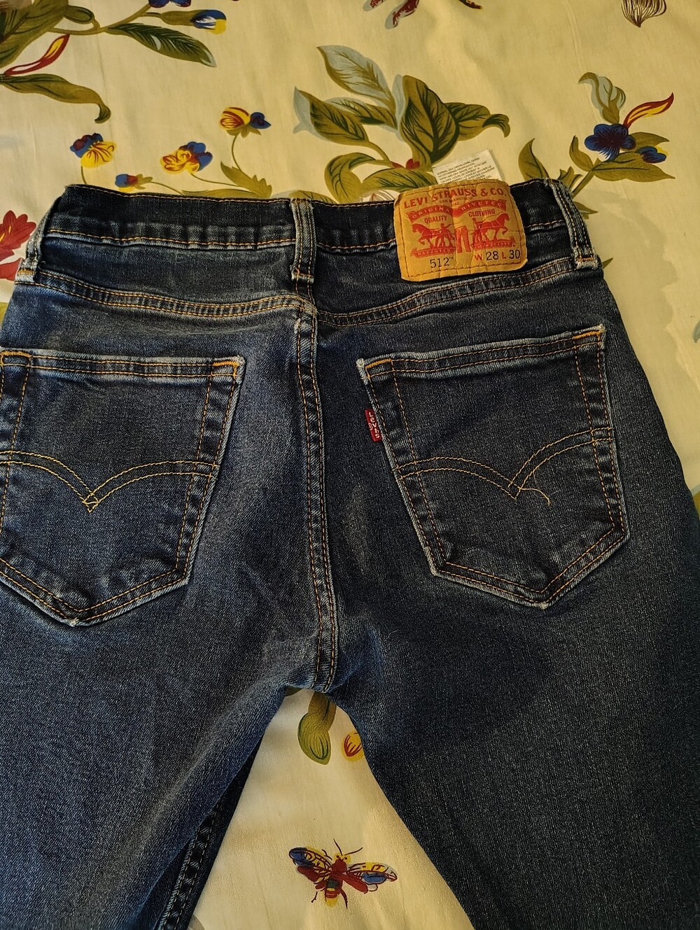 Levi's Slim Fit Men's Jeans in Dark Blue Denim 28/30